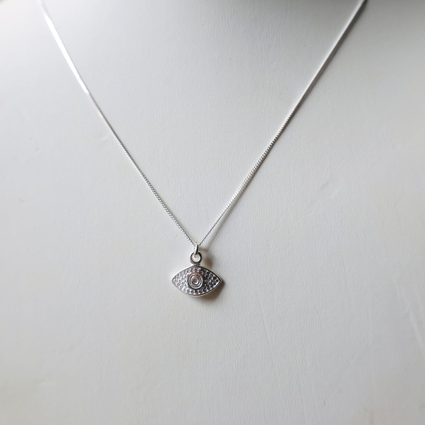 Evil Eye Protection Silver Necklace