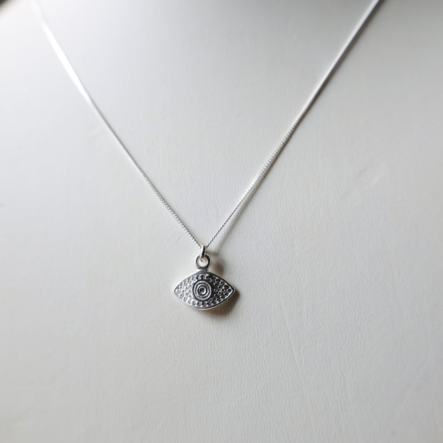 Evil Eye Protection Silver Necklace