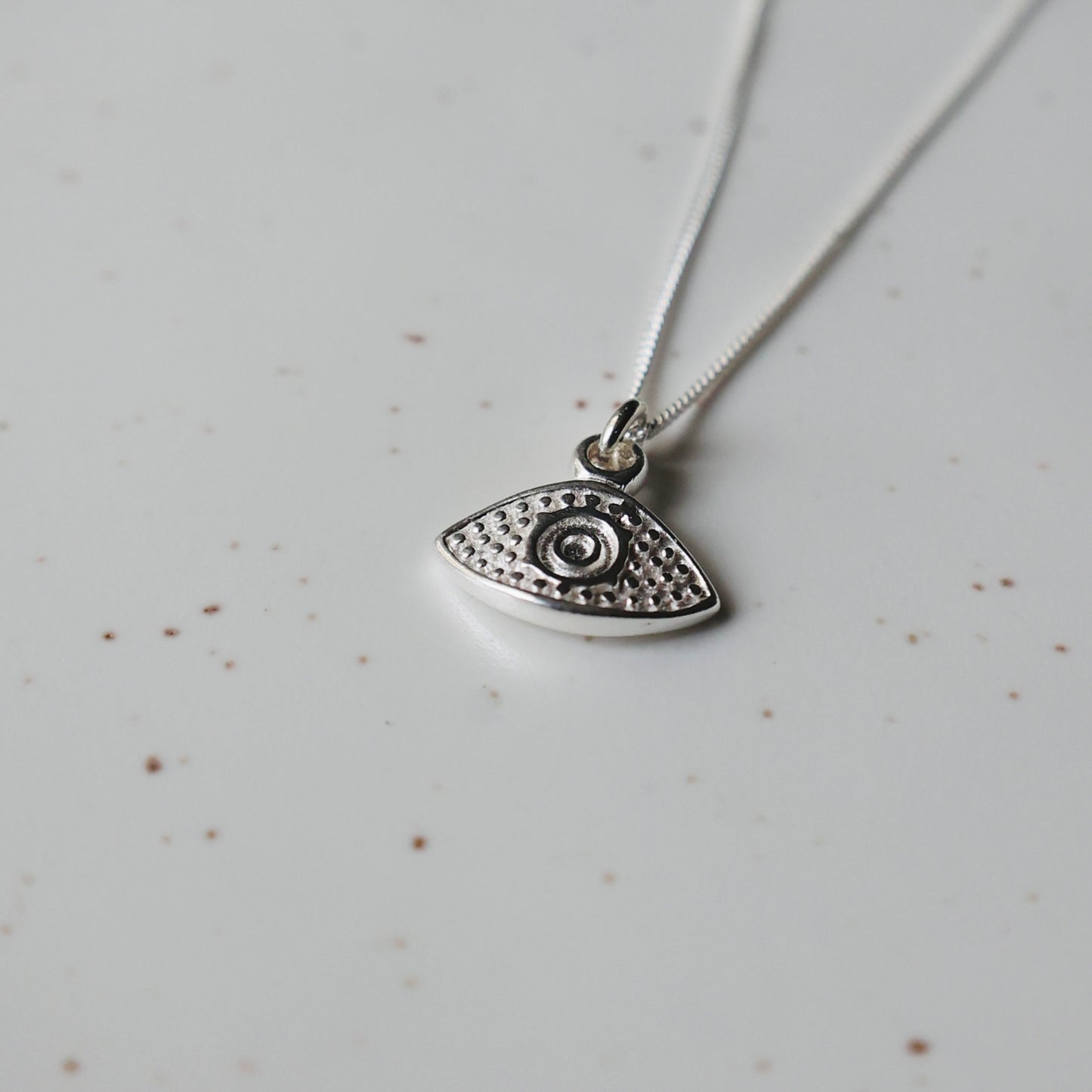 Evil Eye Protection Silver Necklace