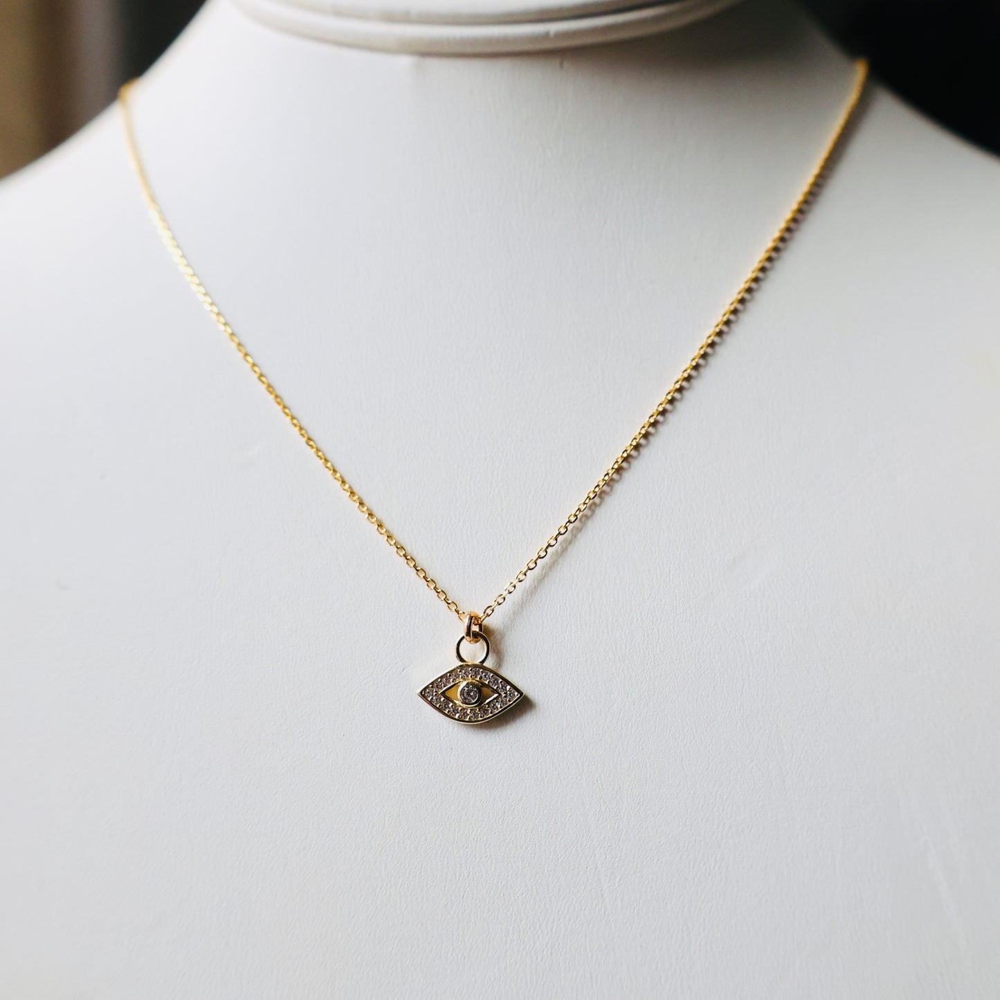 Evil Eye Protection Gold Necklace