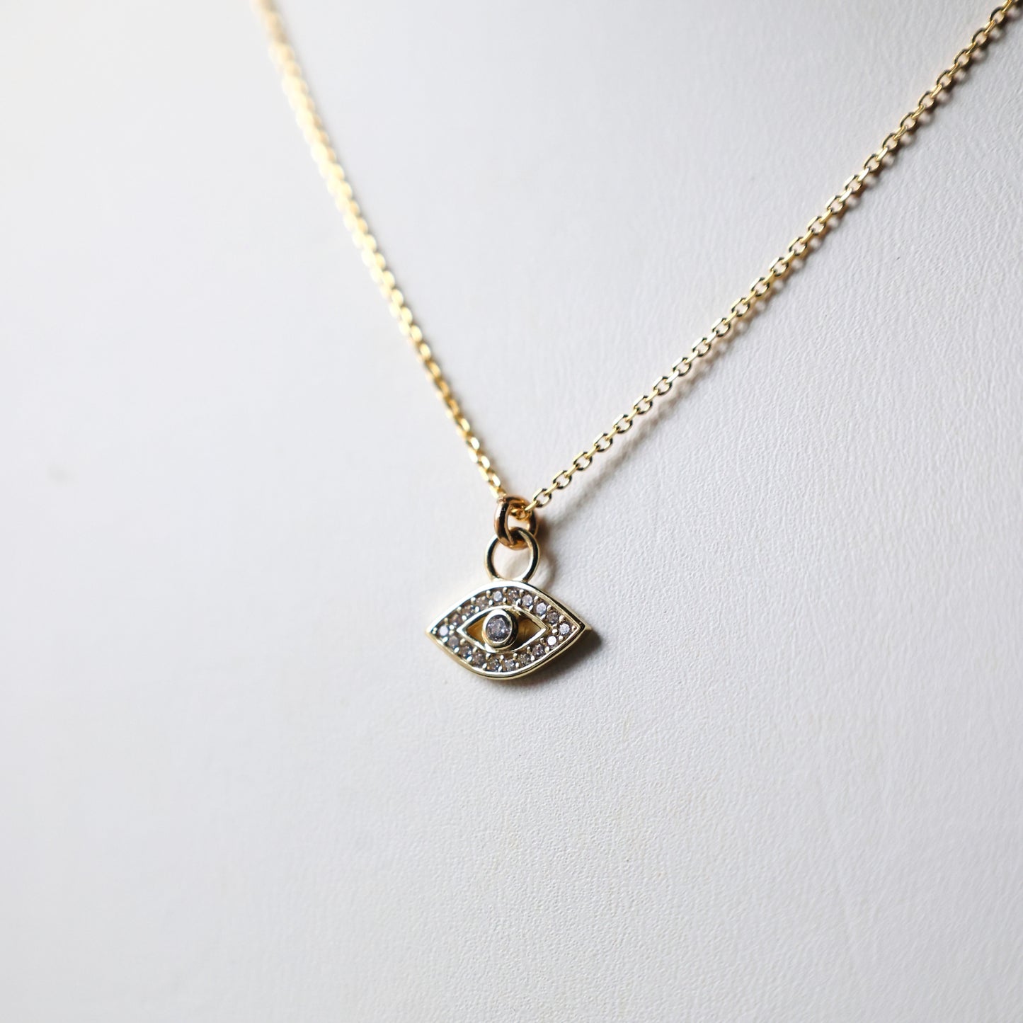 Evil Eye Protection Gold Necklace