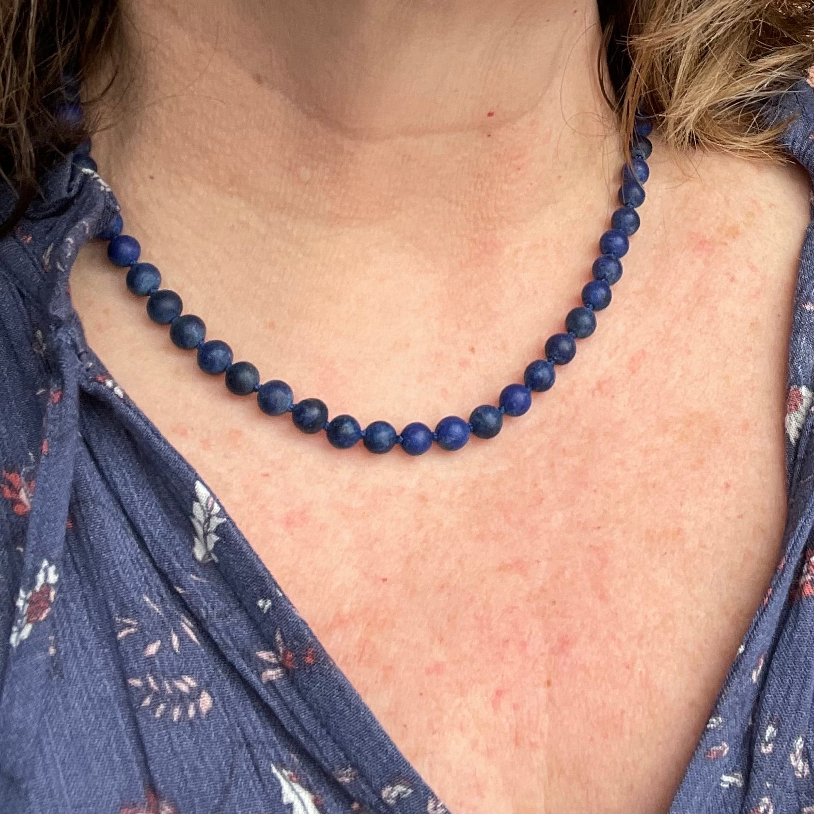 Lapis Lazuli and Gold Vermeil Beaded Necklace|Made in Tunbridge Wells – RAW  Copenhagen